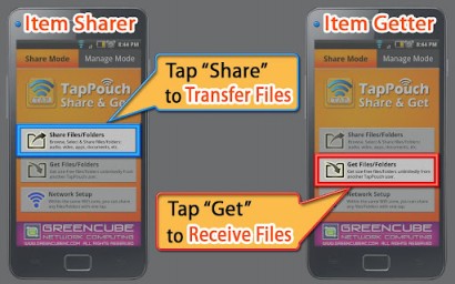 Transfer Files between Android devices